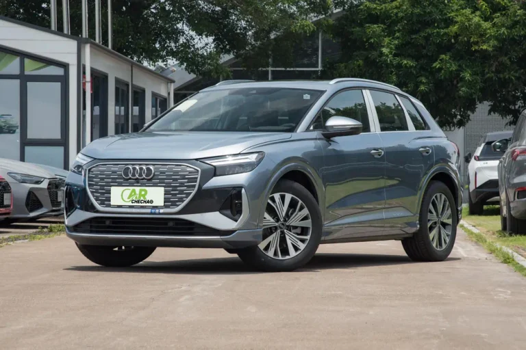new-car-2024-audi-q4e-tron-pure electric-2wd-blue -appearance-front-left-angle