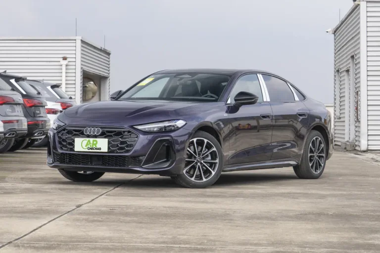 new-car-2026-Audi-A5L-2.0T-Sport-Edition-Purple-Exterior- front-left-angle