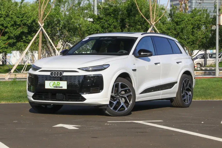 new-car-2026-audi-q6e-tron-pure electric-2wd-white -appearance-front-left-angle